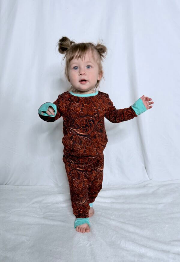 Loving Leather 2-Piece Pajama Set