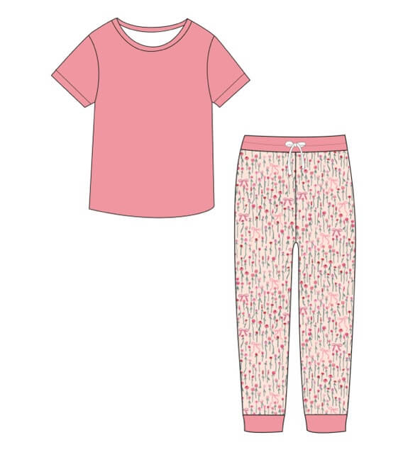 Sweet Blossom Dreams Adult Pajamas