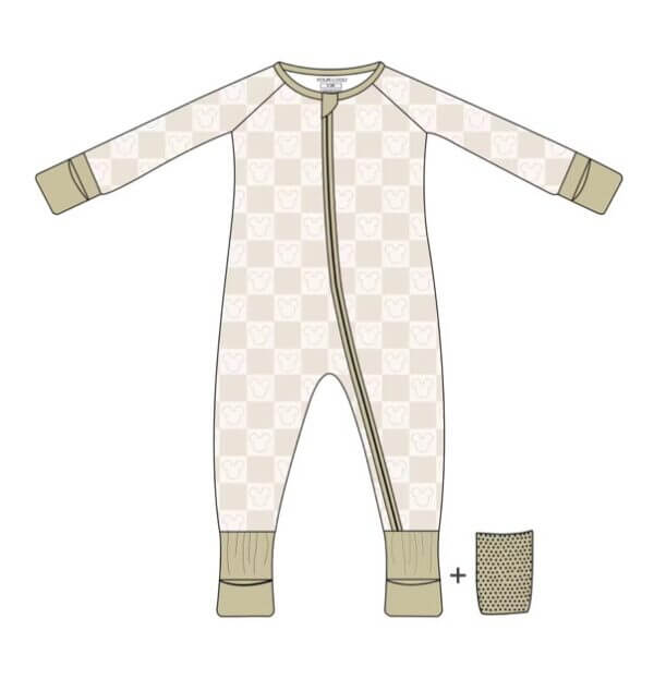 Boujee Beige Mouse 2-Way Zippy