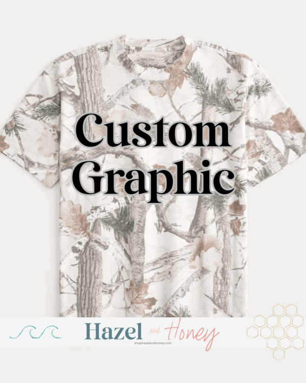 Custom Cream Camo Tee