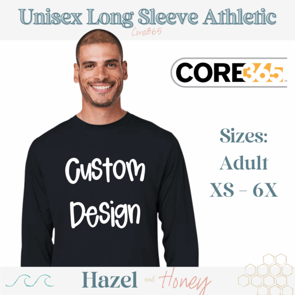 Custom Athletic Long Sleeve T-Shirt